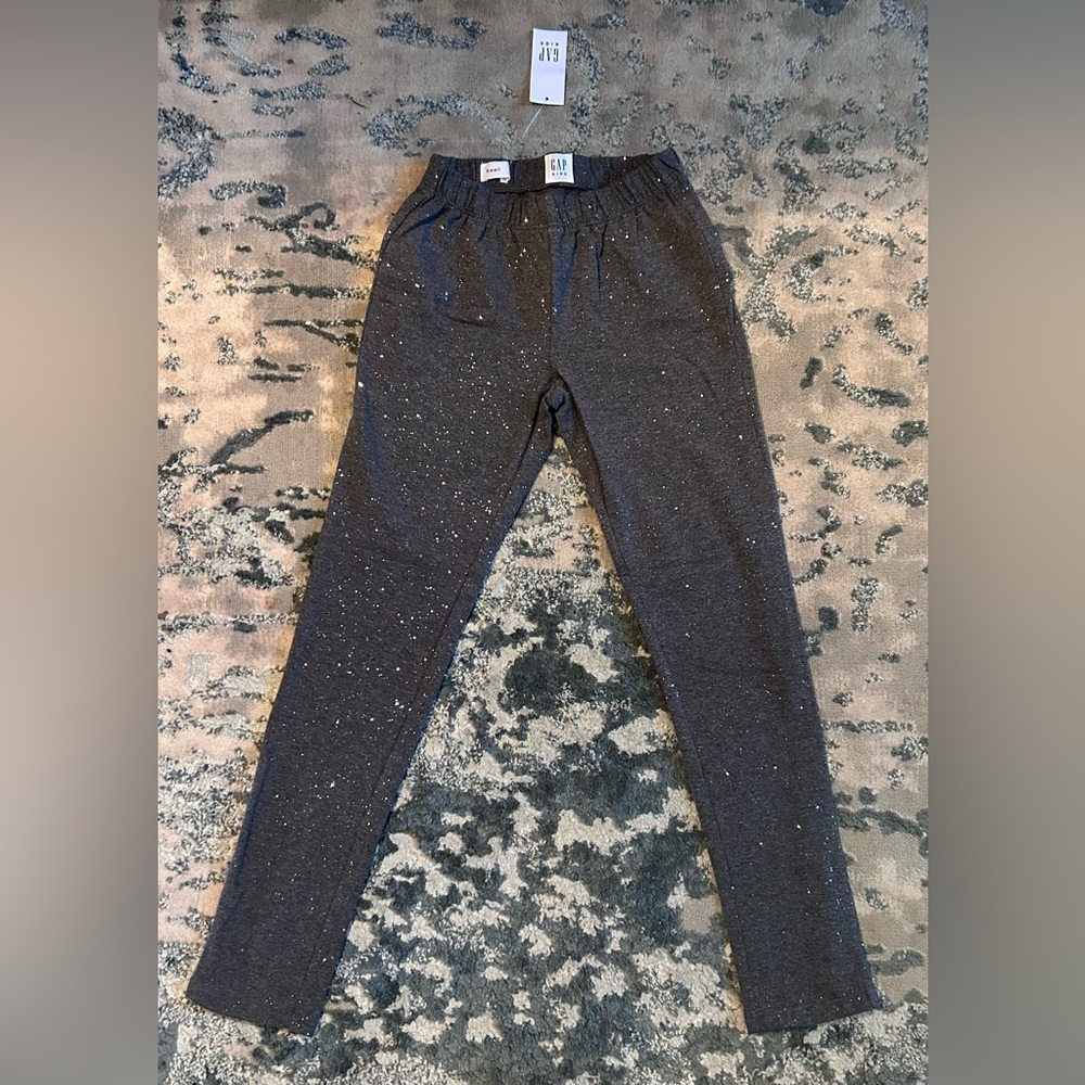 Girls Gap Sparkly Gray Leggings